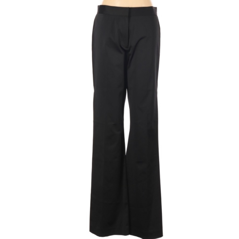DKNY City Black Sateen Trouser Pants